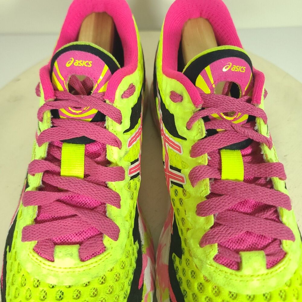 Asics GEL-Noosa Tri 12 Running Shoe Women Sz 7.5 Neon Comfort Sneaker 1012A578 - Picture 7 of 16